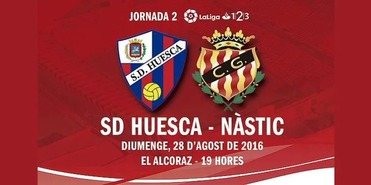 El Nàstic viatja a Osca en busca de la primera victòria de la temporada