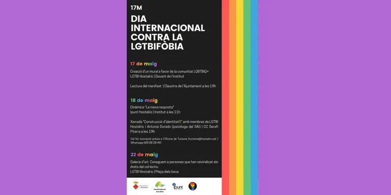 Hostalric se suma a la lluita contra la LGTBIfòbia