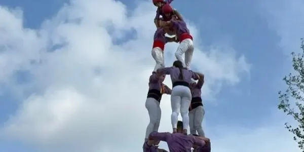 Els Castellers d’Altafulla compleixen el pla a la Diada de la Festa Major de la Móra