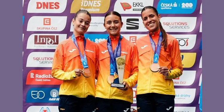 La rierenca Júlia Suárez es penja l’or en el Campionat d’Europa de Marxa per Nacions amb la RFEA