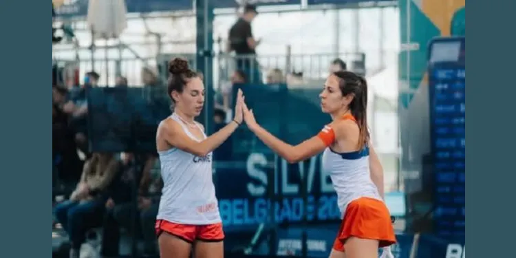 La palista Anna Ortiz, subcampiona del FIP Pàdel Silver de Belgrad