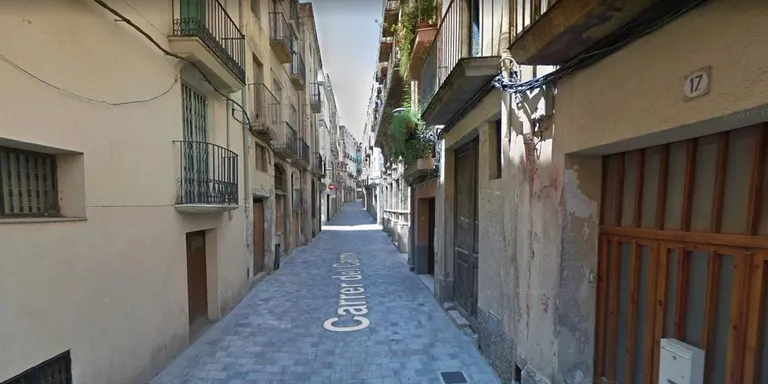 Esfondrament al carrer del Carme
