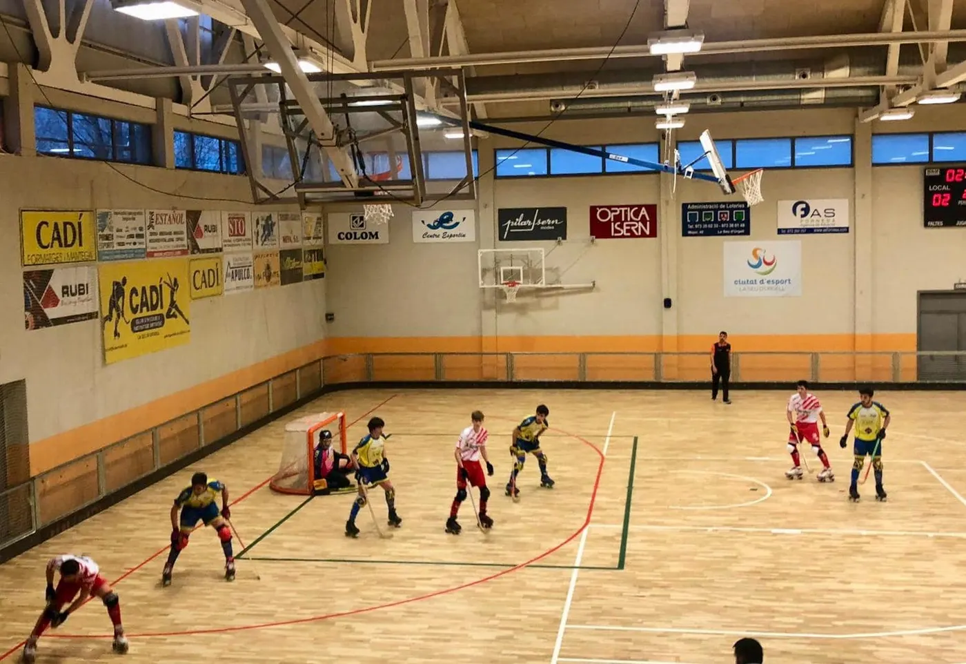 Últim partit de l'Hoquei Cadí juvenil a casa, contra el Vic C (CHPA Cadí)