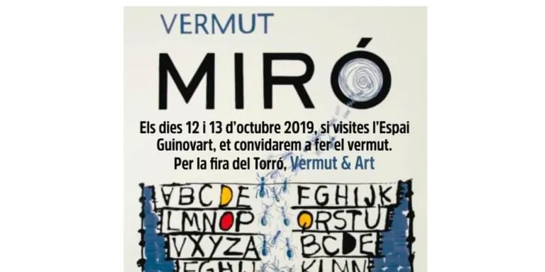Vermut i art a l'Espai Guinovart per la Fira del Torró