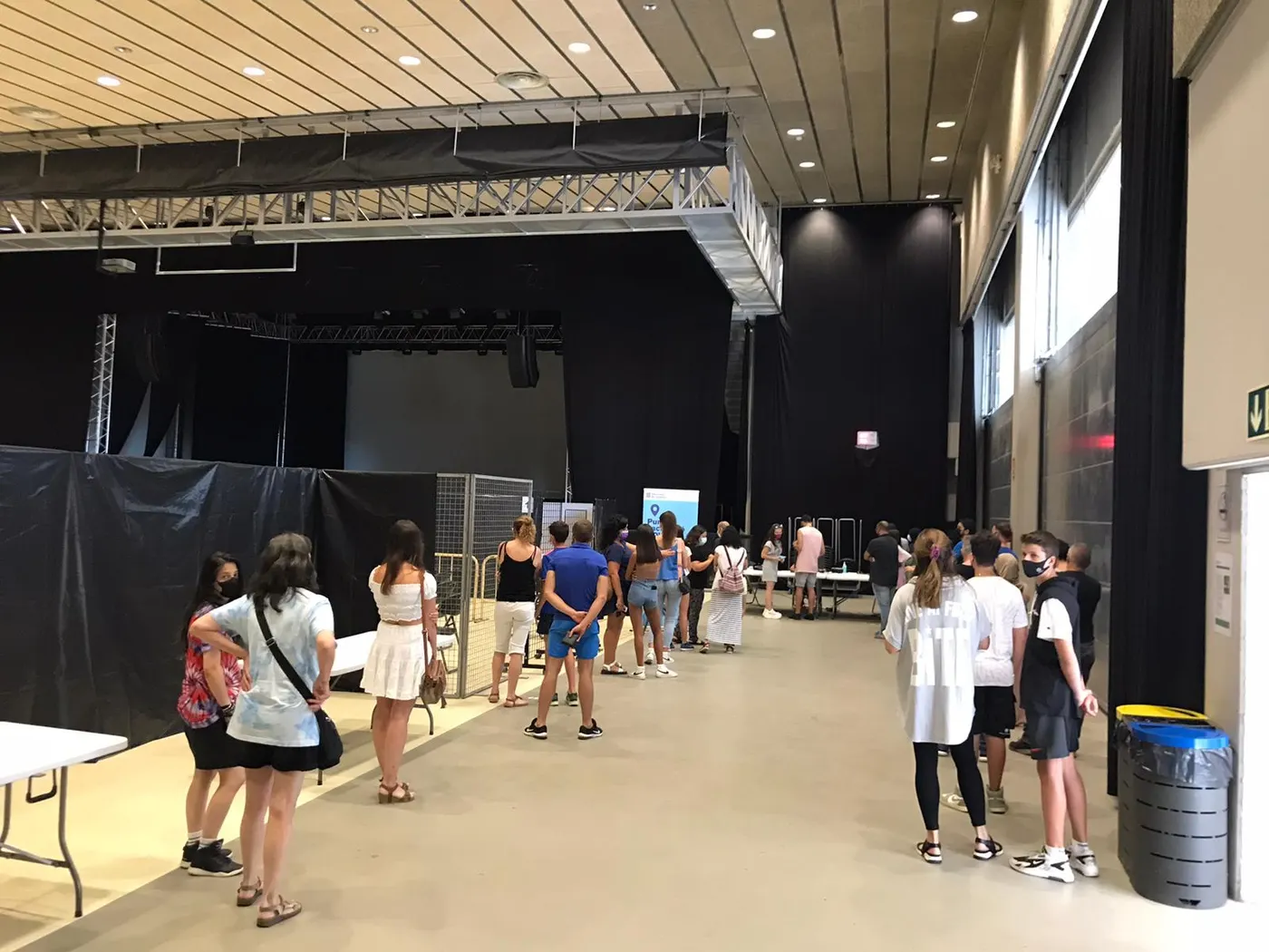 Més de 200 persones participen a la segona jornada de vacunació sense cita prèvia de Solsona