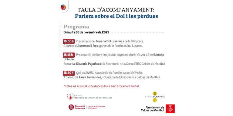La biblioteca inaugura un nou fons de llibres sobre dol i pèrdues