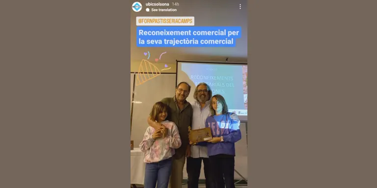 Cal Camps, Pedra Maties i Carnisseria Teresa, guardonats als cinquens Reconeixements Empresarials del Solsonès