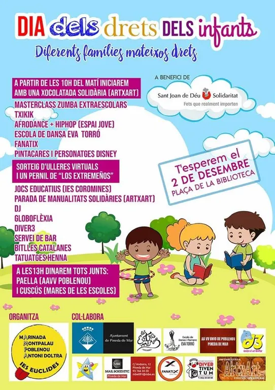 Les escoles de Poblenou tanquen els actes del Dia de la Infància