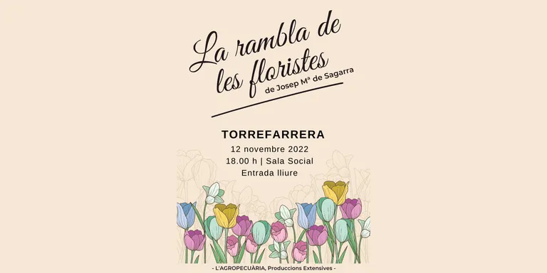 Obra de teatre "La rambla de les floristes"