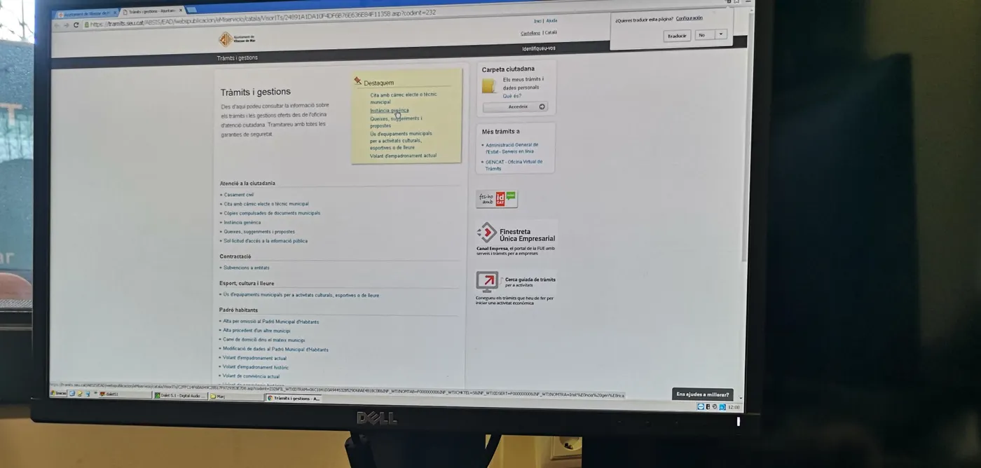Es posa en marxa un servei d’assistència per ajudar la ciutadania a realitzar tràmits online amb l’Ajuntament