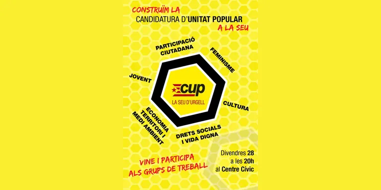 Assemblea de la CUP per preparar la candidatura a la Seu