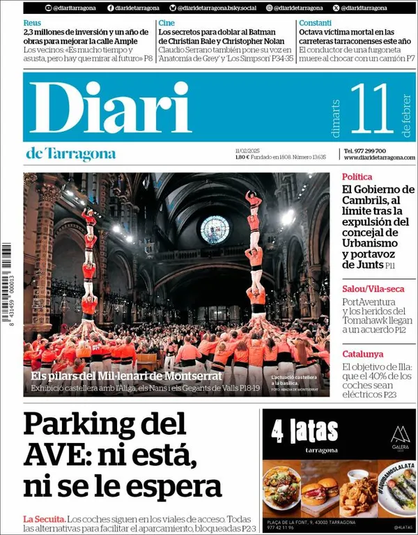 Cop d'ull als diaris d'aquest dimarts 11 de febrer