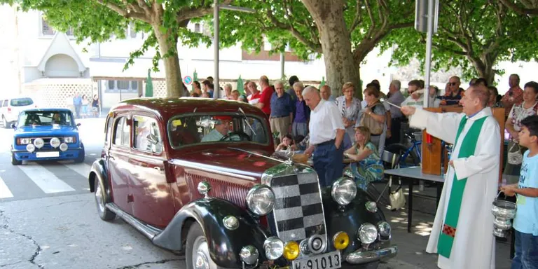 Bona participació a la celebració de Sant Cristòfol tot i la pluja