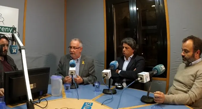 Masgrau va estar acompanyat de Javier Rubio i Albert Pujadas, membres de la directiva
