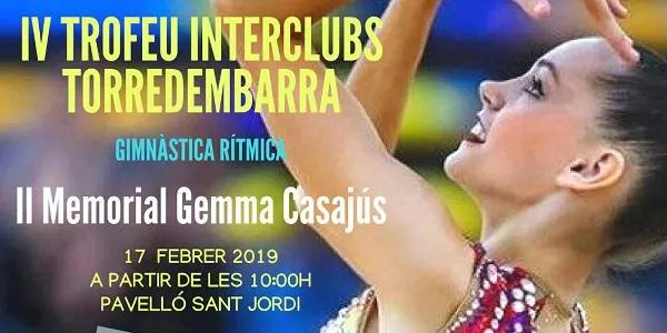 Arriba el IV Trofeu Interclubs Torredembarra de la mà del CE Rítmica Torredembarra