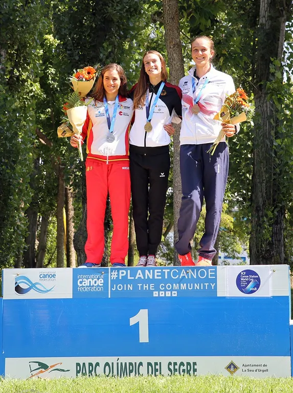 Maialen Chourraut completa la Copa del Món 2018 amb una medalla de plata a la Seu