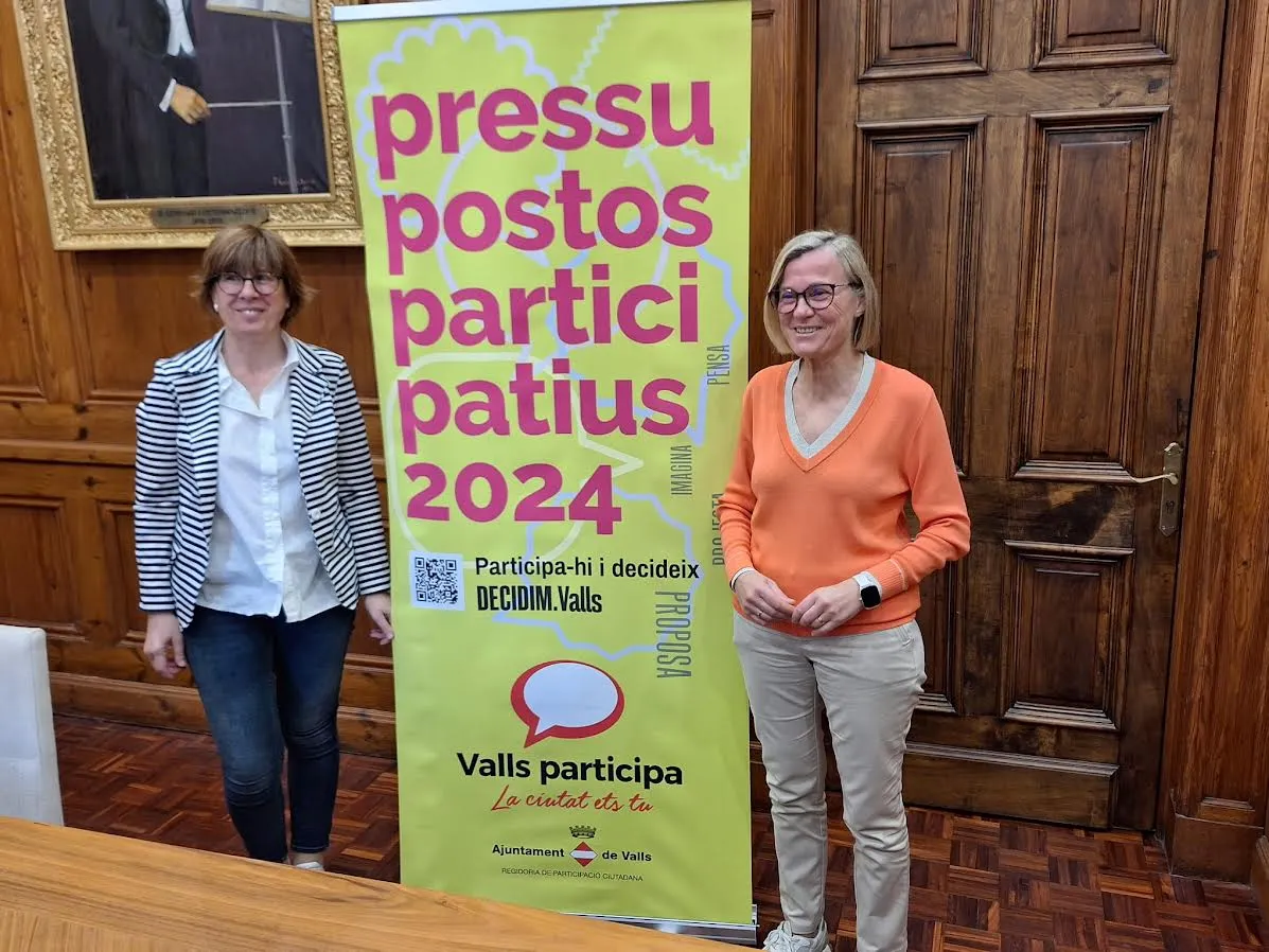 L’Ajuntament de Valls introdueix novetats en els Pressupostos Participatius 2024