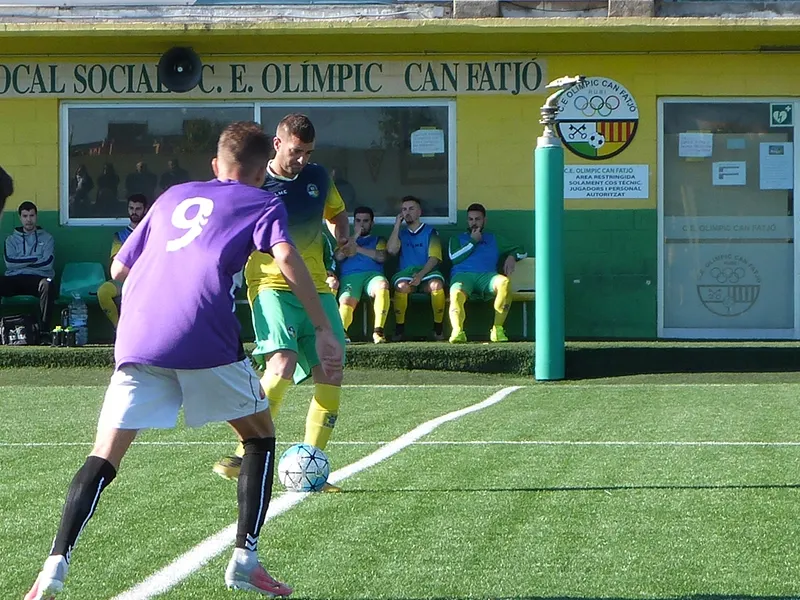 Rubén va fer el gol de la victòria just abans del final del partit a Begues / Arxiu