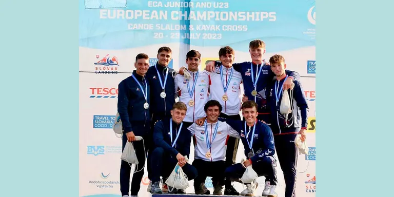 Nou or continental de Miquel Travé en patrulles, a l'Europeu U23