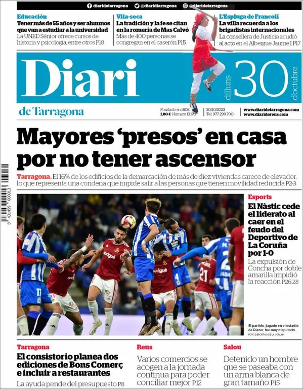 Cop d'ull als diaris d'aquest dilluns 30 d'octubre
