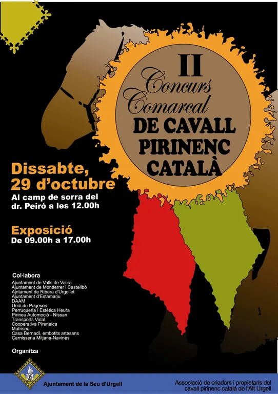 La Seu acull el 2n Concurs Comarcal de Cavall Pirinenc Català