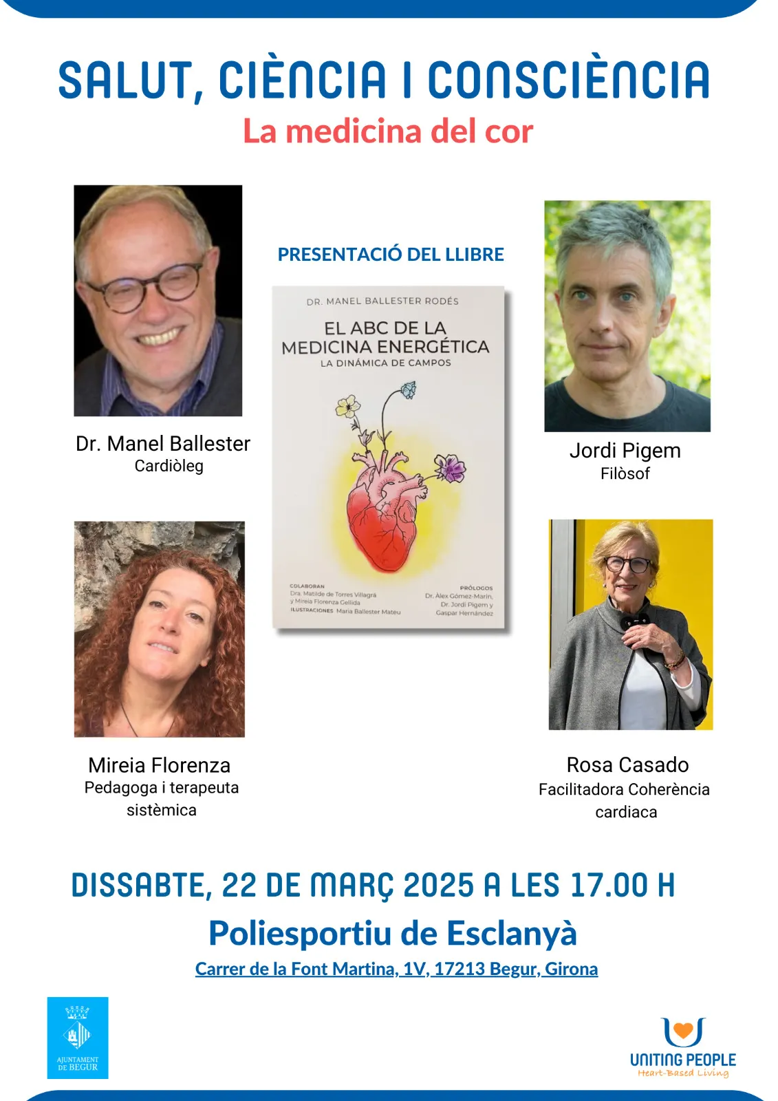 Presentació del llibre «El ABC de la medicina energética», del Dr. Manel Ballester
