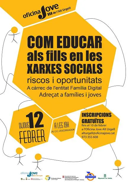Xerrada de l'Oficina Jove sobre com educar els fills en les xarxes socials