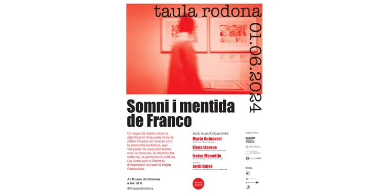 El Museu de Solsona organitza una taula rodona basada en l'obra de Picasso "Somni i Mentida de Franco"