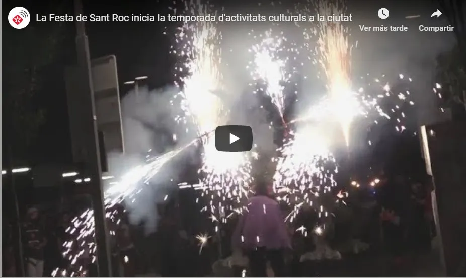 La Festa de Sant Roc inicia la temporada d'activitats culturals a la ciutat