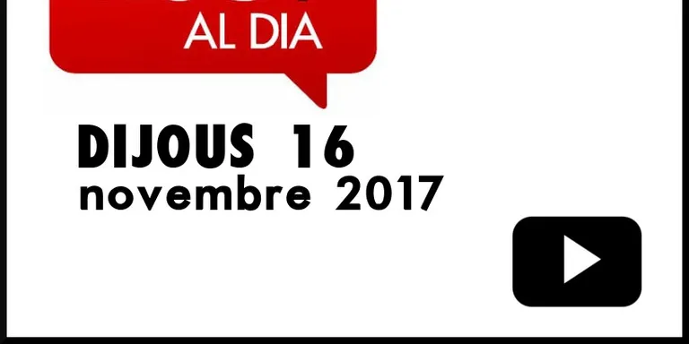 RUBÍ AL DIA dijous 16 NOVEMBRE 2017