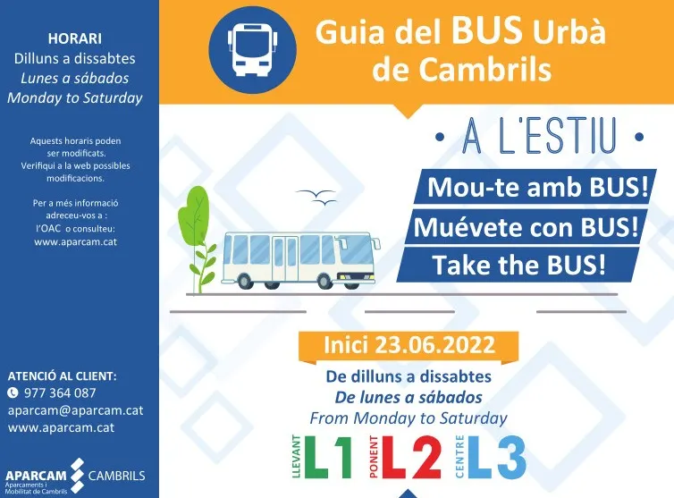 Els autobusos urbans de Cambrils comencen els horaris d’estiu aquest dijous 23 de juny