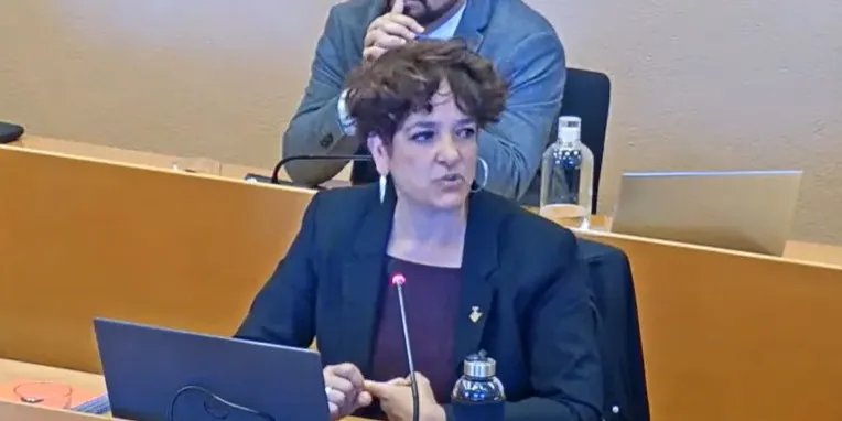 Marga Rovira s'acomiada del ple