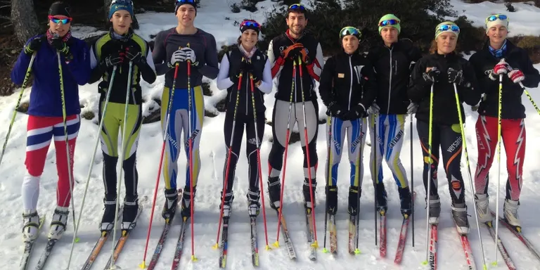 El grup de tecnificació d'esquí de fons prepara la temporada a La Rabassa