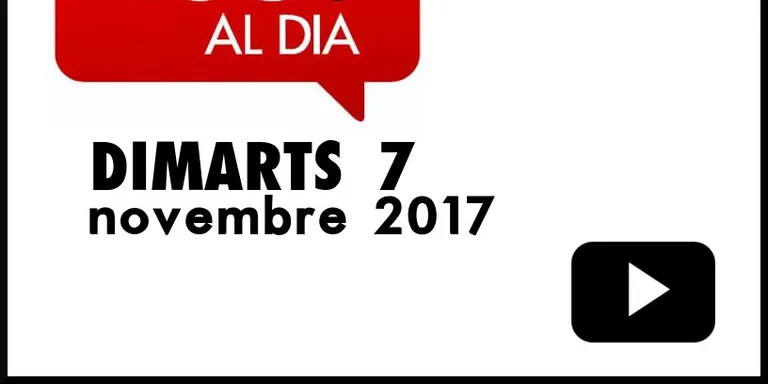RUBÍ AL DIA dimarts 7 NOVEMBRE 2017