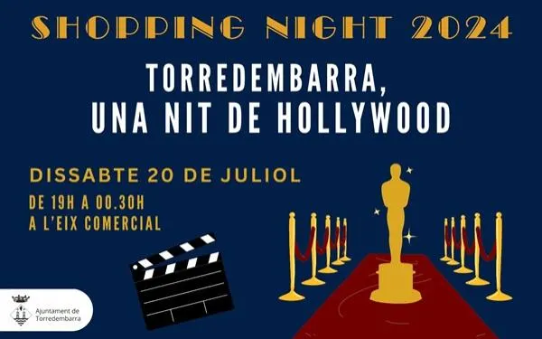 Torredembarra impulsa una nova edició de la nit de compres per la vila, ambientada en Hollywood