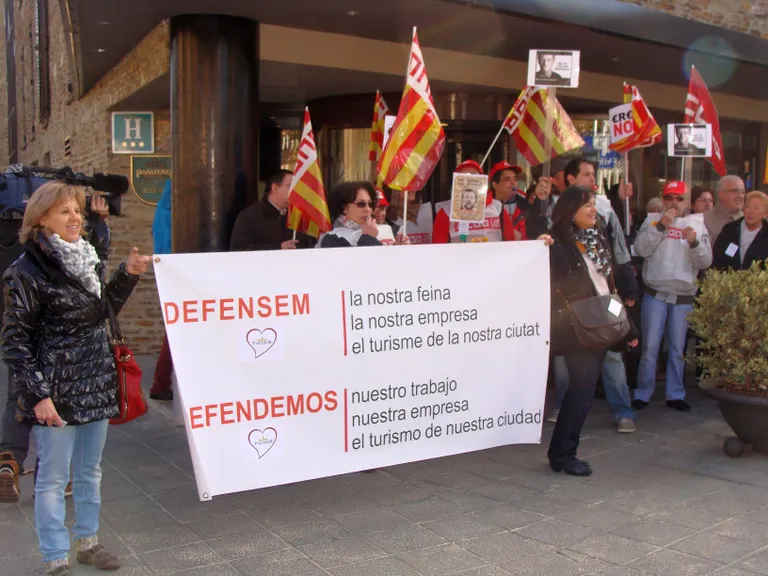Els treballadors del Parador estudien tornar a fer vaga per Cap d'Any