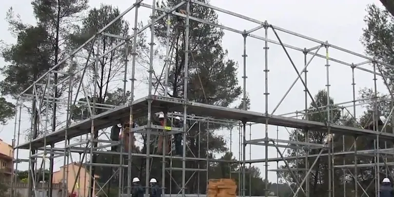 VÍDEO L'edifici Ressò de Sant Muç comença a prendre forma