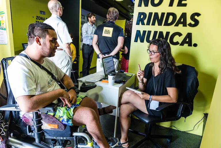 Inserta-Fundación Once ofereix a l'Innova el servei d'orientació per a persones amb discapacitat física