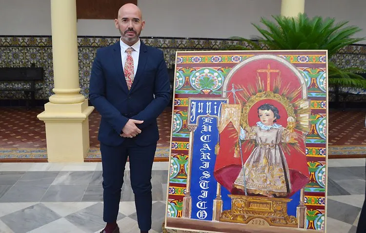 Jesús Medina desvela en COPE Utrera los detalles de su cartel del 'Junio eucarístico'