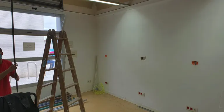 L'ampliació de l'àrea de consultes del Dispensari de Poblenou avança a bon ritme i estarà a punt després de Setmana Santa