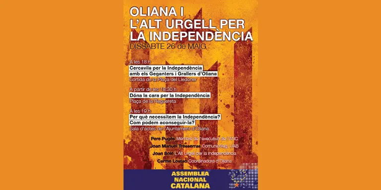 L'Assemblea de l'Alt Urgell per la Independència organitza una jornada lúdica i reivindicativa