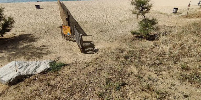 La platja de gossos d’Arenys de Mar ja està operativa