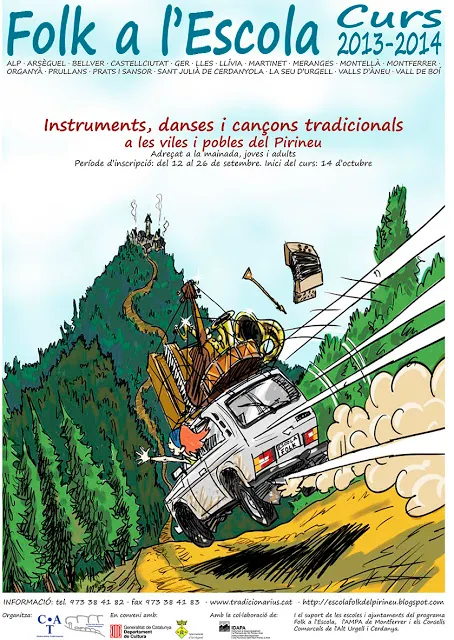 Darrers dies per inscriure's als cursos de Folk a l'Escola