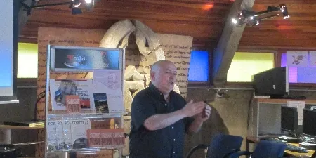 Trobada del Club de Lectura d'Organyà amb Joan Peruga