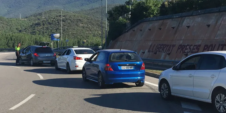 Tall a la carretera N-145 a causa d'una esllavissada a Andorra
