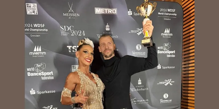 Gerard Pérez, quart classificat al Campionat del Món de ball esportiu