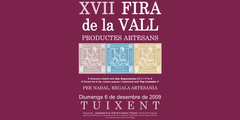 Tuixent celebra diumenge la Fira de la Vall, centrada en l'artesania