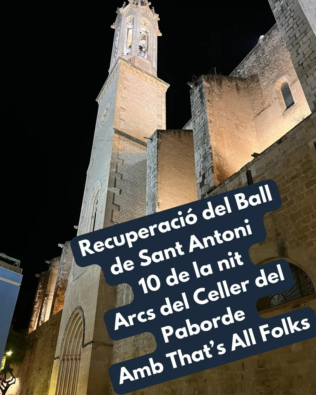 La vigília dels Tres Tombs recupera la Vespra de Sant Antoni