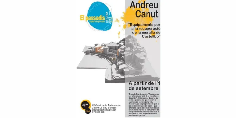 L'Espai El Passadís exposa el projecte de recuperació de la muralla de Castellbò