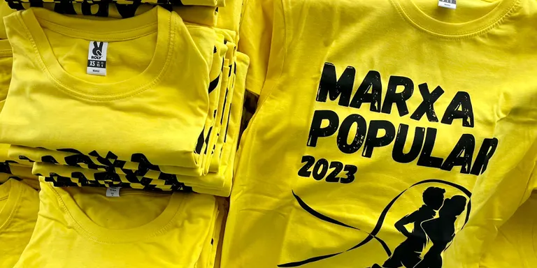 Marxa Popular Lluita contra el Càncer de Pineda: samarretes i tiquets a la venda